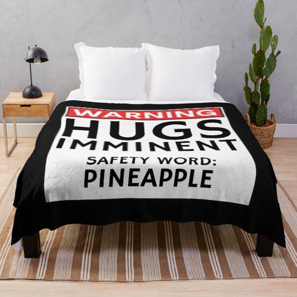 Item preview, Funny Warning Sign Hugs Imminent designed and sold by AloraDawnEve.