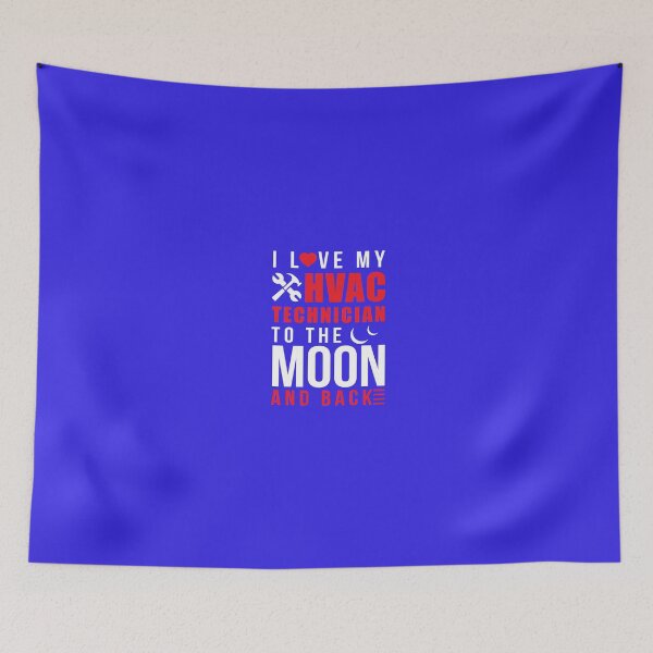 Item preview, I Love My HVAC Technician To Moon & Back designed and sold by AlwaysAwesome.