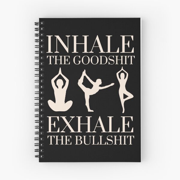 Item preview, Yoga Inhale The Good Shit Exhale The BullShit designed and sold by chetan786.