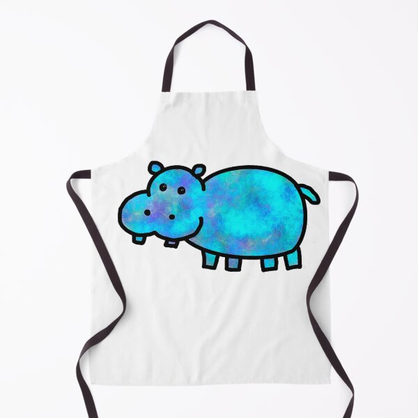 Item preview, Blue Glowing Hippo designed and sold by blejsart.