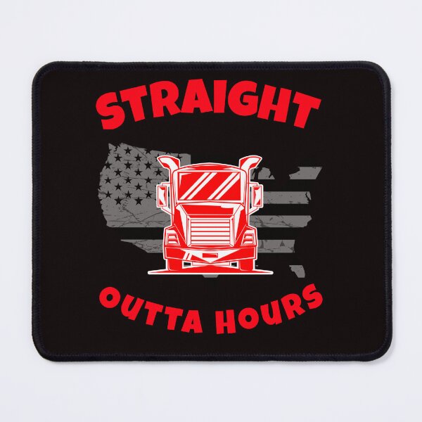 Item preview, American Trucker, Straight Outta Hours R designed and sold by TeamsterLife.