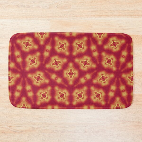 Item preview, Burgundy and Yellow Geometric Seamless Pattern Print designed and sold by protegra.