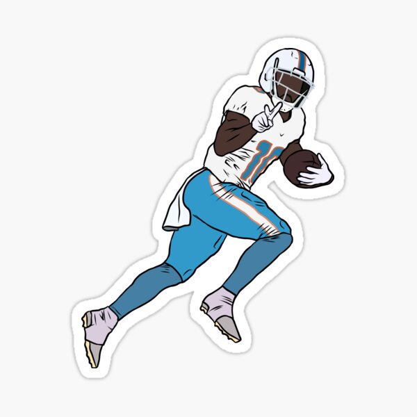 Miami Jaylen Waddle Tua Tagovailoa Tyreek Hill STICKER - Dolphins NFL Vinyl