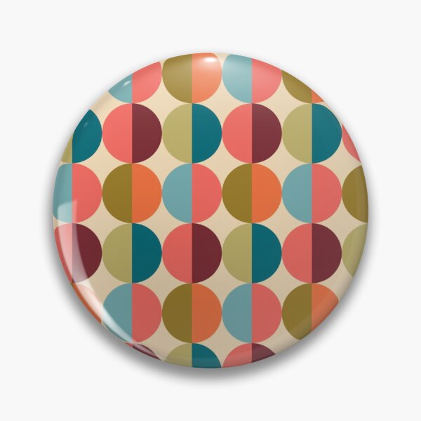 Item preview, Retro Vintage Multicolor Circle Design designed and sold by GypsyGarou.