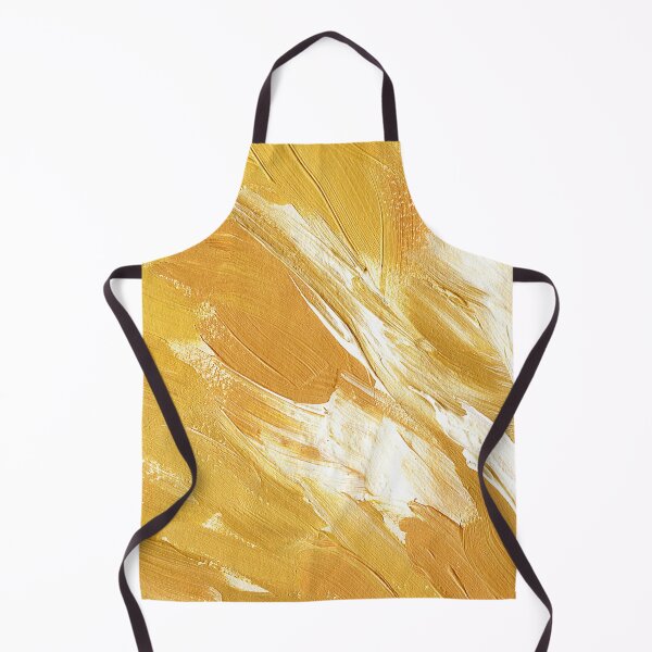 Item preview, Chic Yellow And Mustard-Hues Abstract Brushstrokes Painting designed and sold by DEC02.