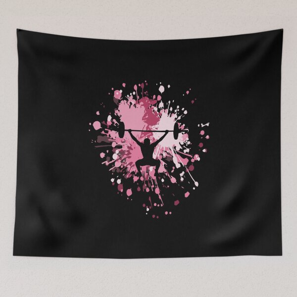 Item preview, Fitness Weightlifting Sport Color Splash designed and sold by onicon.