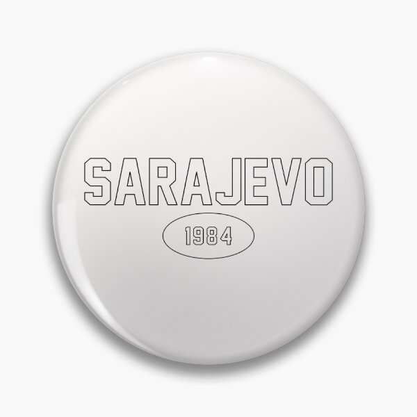 Item preview, Sarajevo 1984 / Black Outline designed and sold by PEK1787.