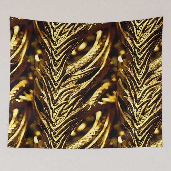 Item preview, Golden Dragon Skin - Seamless Pattern designed and sold by Chubuter.