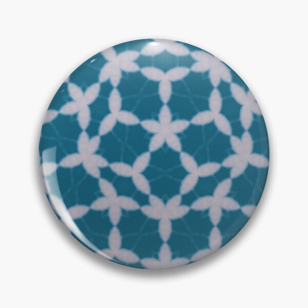 Item preview, Turquoise and White Geometric Penrose Seamless Print designed and sold by protegra.