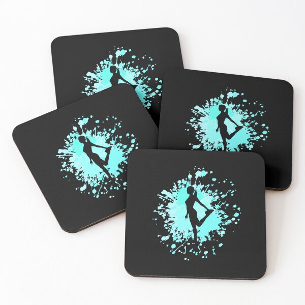 Item preview, Dancer Stretching Color Splash designed and sold by onicon.