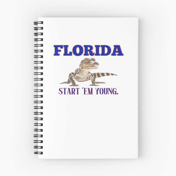 Item preview, Florida Start'em Young (baby alligator) designed and sold by dmbdana.