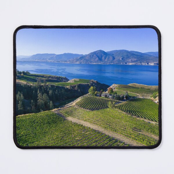 Item preview, Naramata Bench Okanagan Lake Winery Vineyard Aerial designed and sold by Kevin Miller Photography.