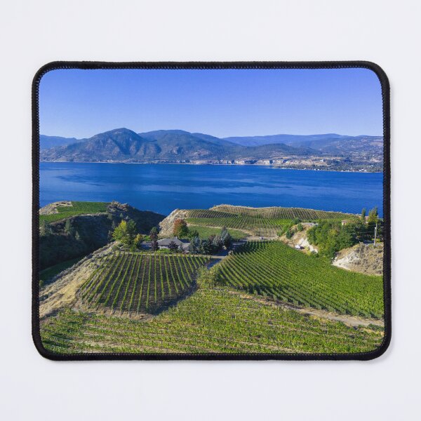 Item preview, Naramata Bench Okanagan Lake Winery Vineyard Aerial designed and sold by Kevin Miller Photography.