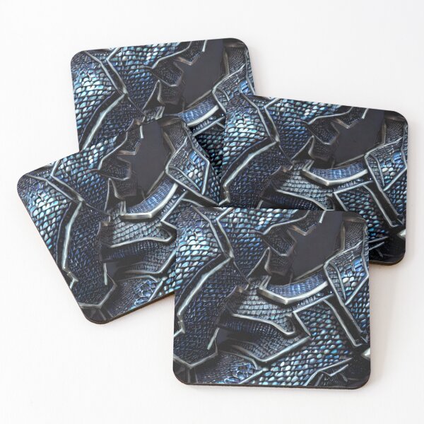 Item preview, Blue Dragon Army Armor - Seamless Pattern designed and sold by Chubuter.