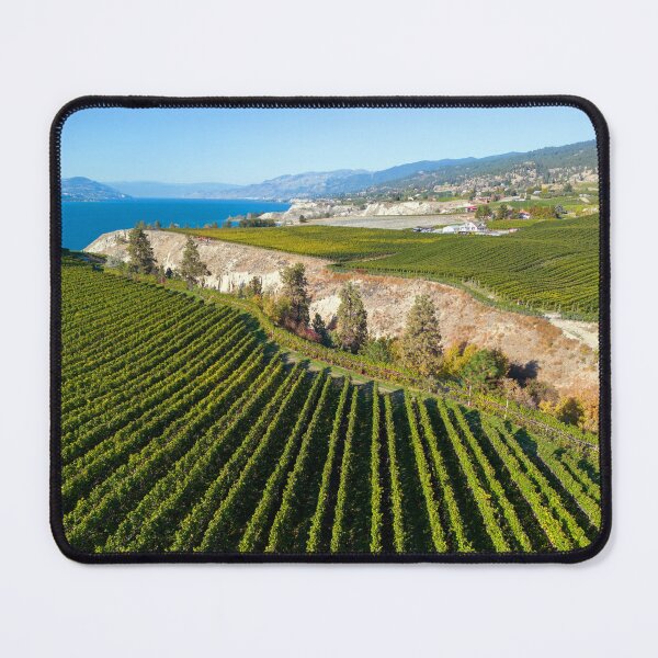 Item preview, Naramata Bench Okanagan Lake Winery Vineyard Aerial designed and sold by Kevin Miller Photography.