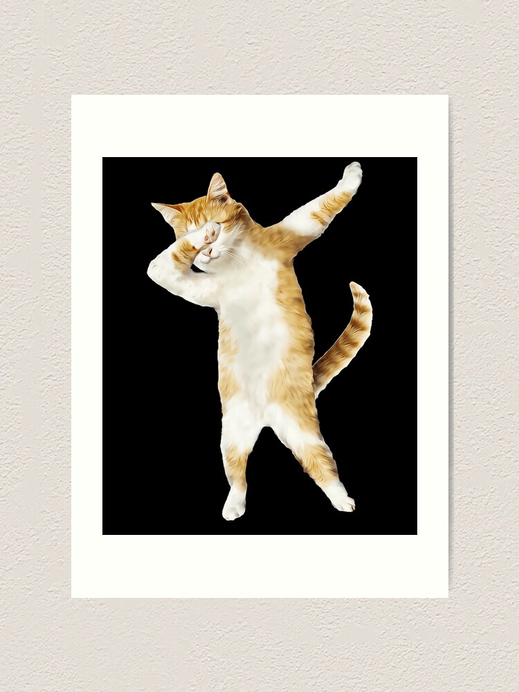 Dabbing Cat Kitten Funny Dab Tee Cool Dance Kitty Art Print For Sale By Trendytees12 Redbubble 6639