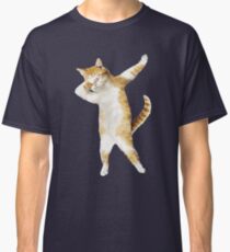 Dabbing Cat Kitten Funny Dab Tee Cool Dance Kitty Classic T-Shirt