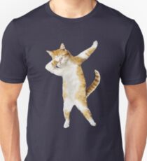 Dabbing Cat Kitten Funny Dab Tee Cool Dance Kitty Unisex T-Shirt