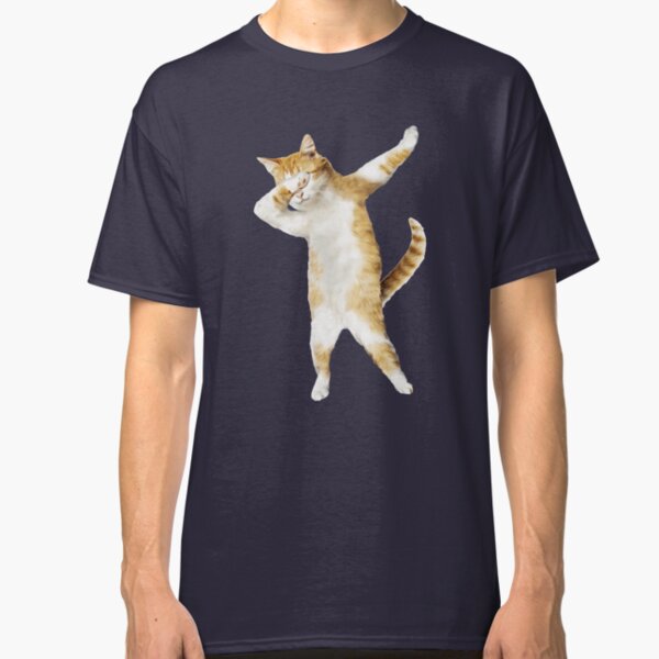 Dabbing Cat Kitten Funny Dab Tee Cool Dance Kitty Classic T-Shirt