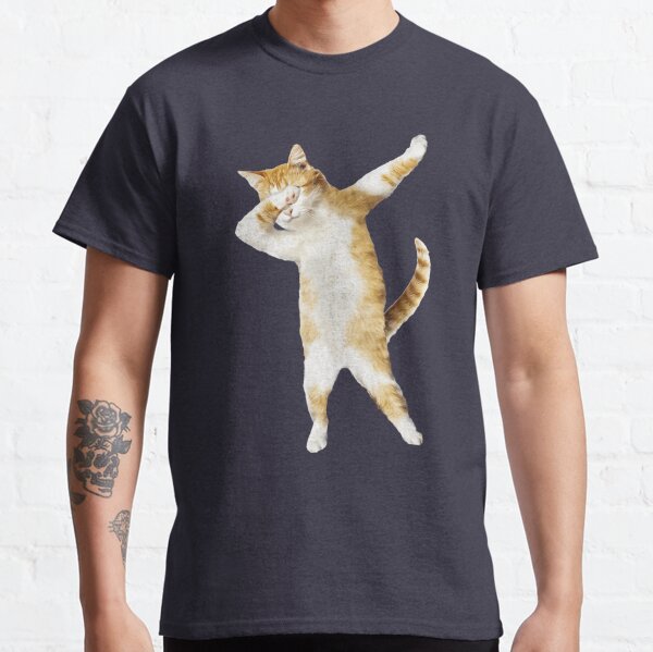 Dabbing Cat Kitten Funny Dab Tee Cool Dance Kitty  Classic T-Shirt