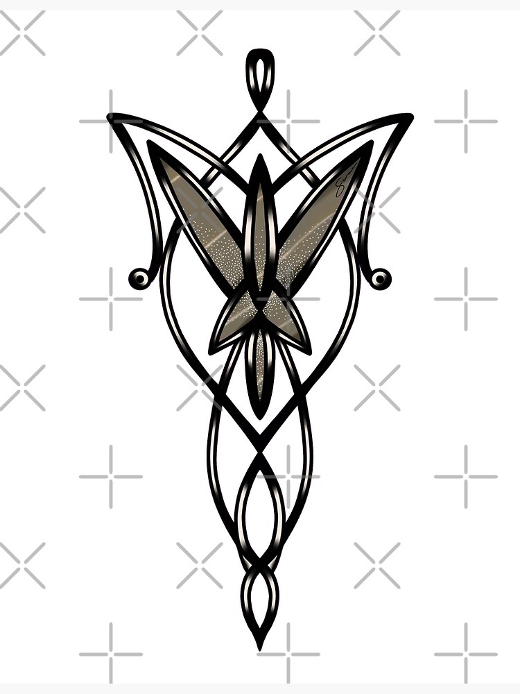 Arwen Evenstar Necklace Tattoo Arwen Evenstar Necklace Lord Of The