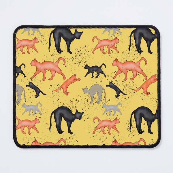 Item preview, Cats on yellow designed and sold by SarahMac39.