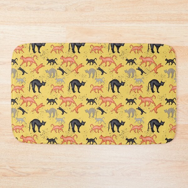 Item preview, Cats on yellow designed and sold by SarahMac39.