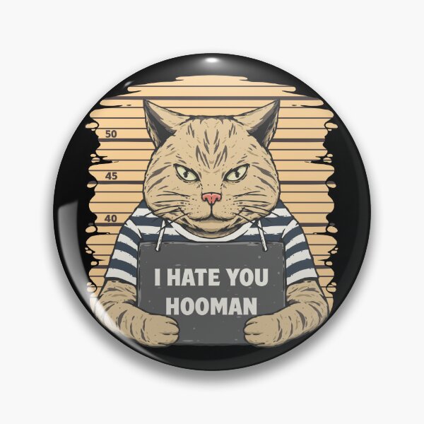 Item preview, I Hate Hooman Cat designed and sold by LukmanHak.