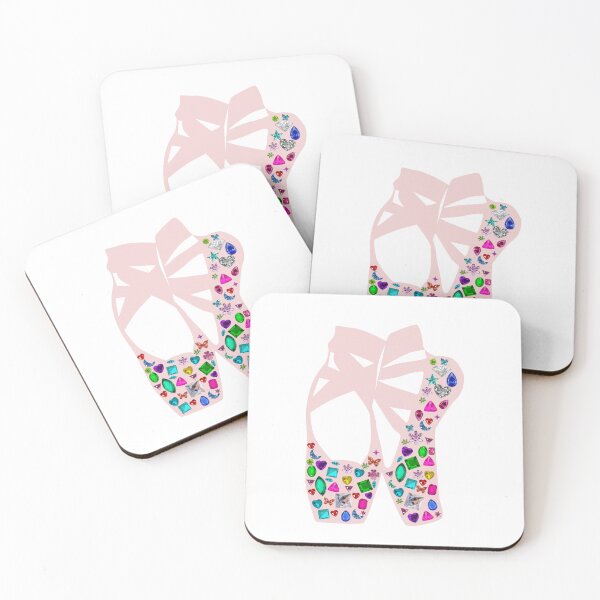 Item preview, bejeweled pointe ballet shoes designed and sold by cottagecorococo.