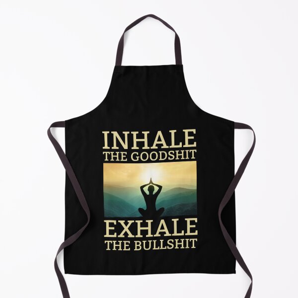 Item preview, Yoga Inhale The Good Shit Exhale The BullShit designed and sold by chetan786.