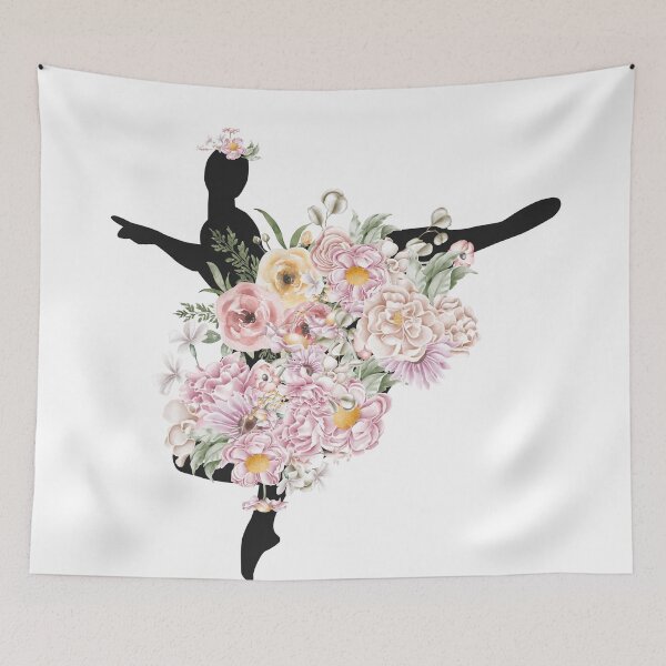 Item preview, Ballerina with Flower tutu designed and sold by cottagecorococo.