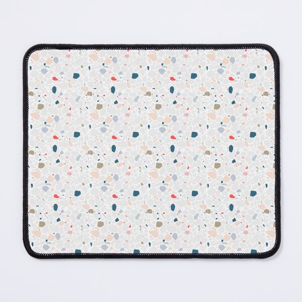 Item preview, Neutral grey and pink geometric terrazzo pattern designed and sold by Maussa Ivimas.