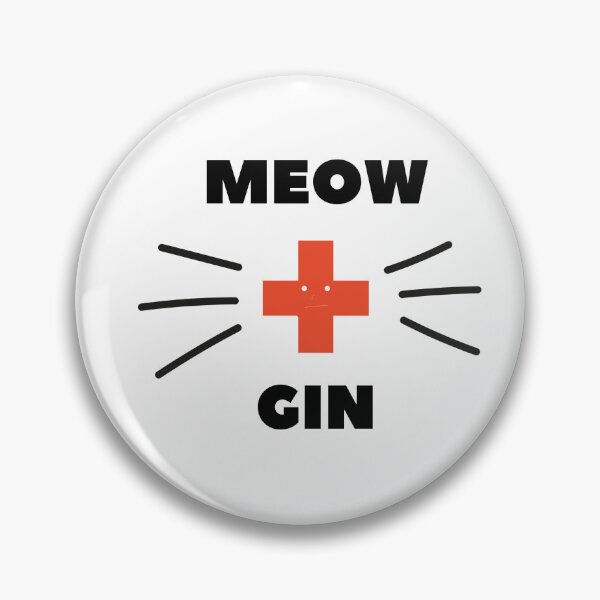 Item preview, Meow and Gin designed and sold by Doodlehub.