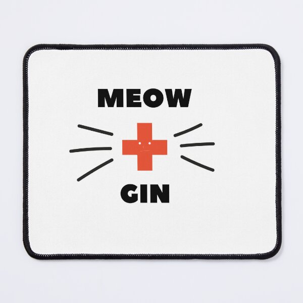 Item preview, Meow and Gin designed and sold by Doodlehub.