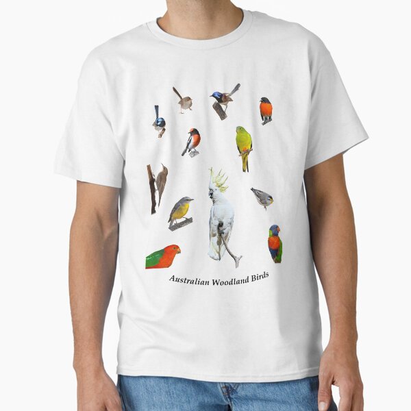 Australian Woodland Birds 3 Classic T-Shirt