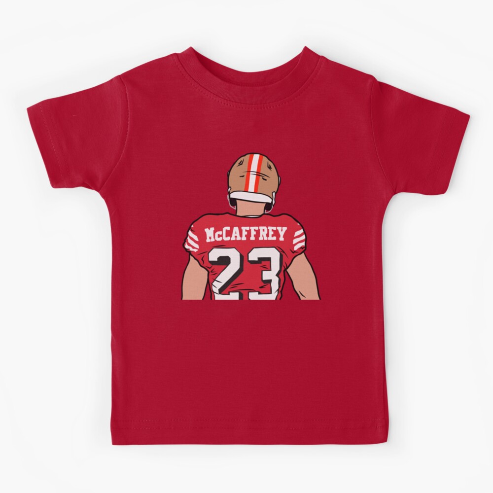 Christian McCaffrey Back-To Sticker for Sale by RatTrapTees