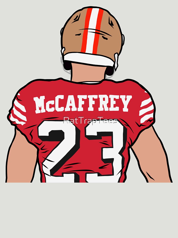 Christian McCaffrey Back-To Kids T-Shirt for Sale by RatTrapTees