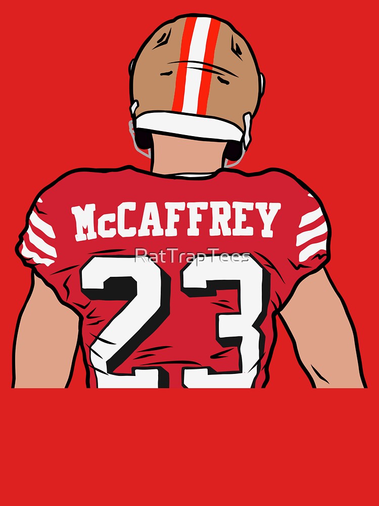 Christian McCaffrey Back-To' Essential T-Shirt for Sale by