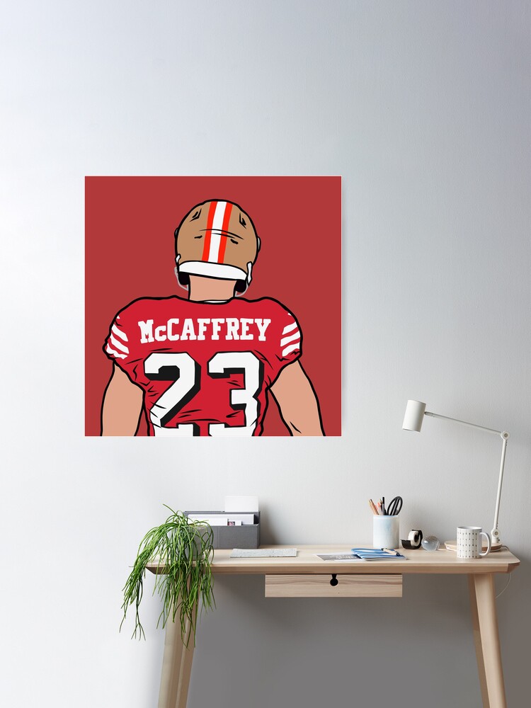 Christian McCaffrey Back-To Poster for Sale by RatTrapTees