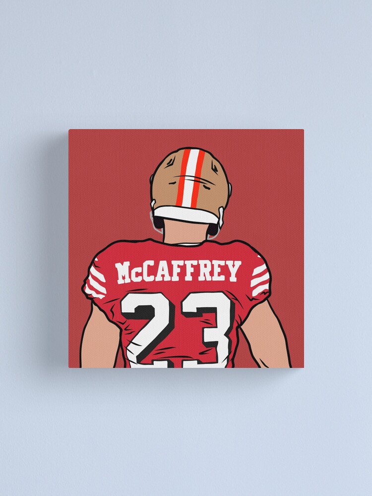 Christian McCaffrey Carolina Panthers Stretched 20 x 24 Canvas