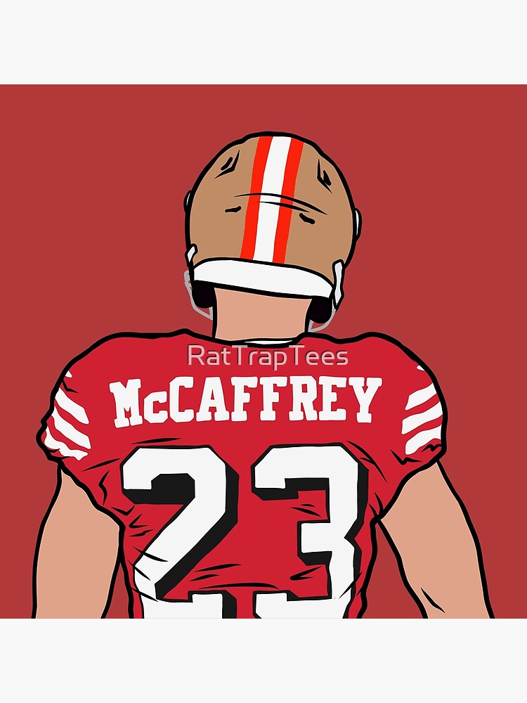 Christian McCaffrey Back-To' Poster for Sale by RatTrapTees