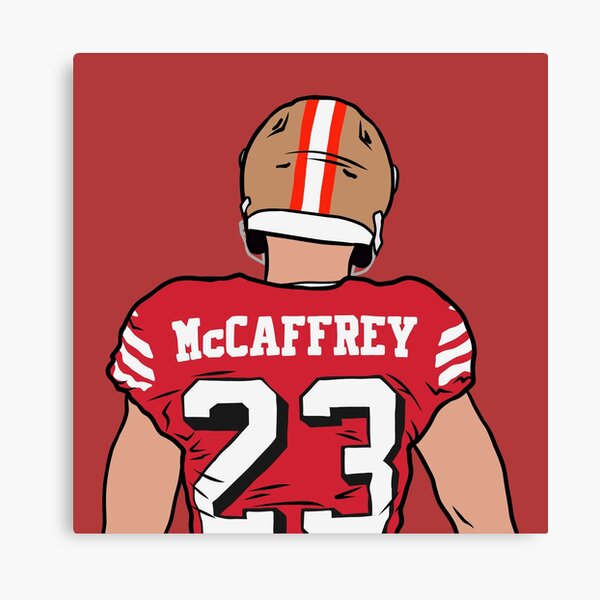 Christian McCaffrey Back-To Poster for Sale by RatTrapTees