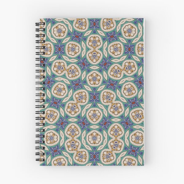 Item preview, Blue Turquoise White and Yellow Seamless Pattern Print designed and sold by protegra.