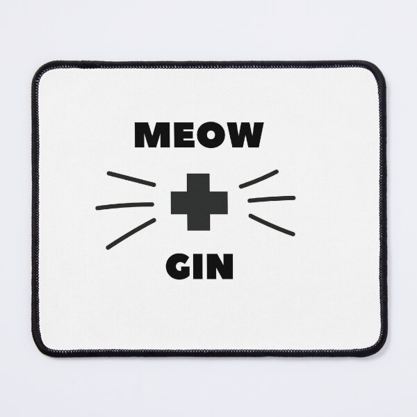 Item preview, Meow and Gin designed and sold by Doodlehub.