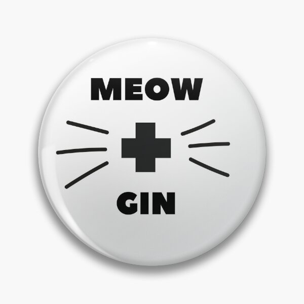 Item preview, Meow and Gin designed and sold by Doodlehub.