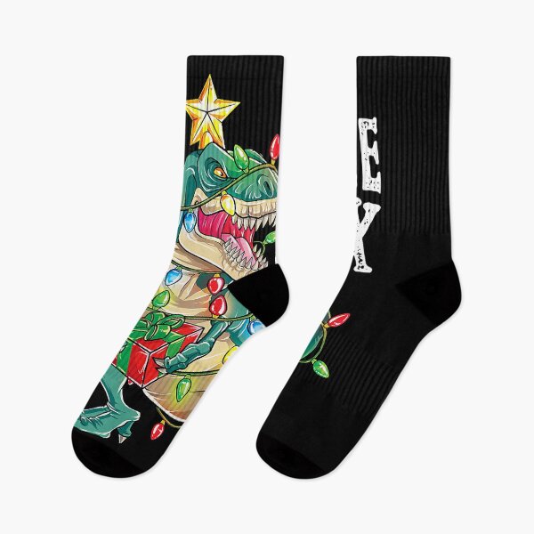 Item preview, Christmas Dinosaur Tree Rex Pajamas Xmas Lights designed and sold by JackSadowski.