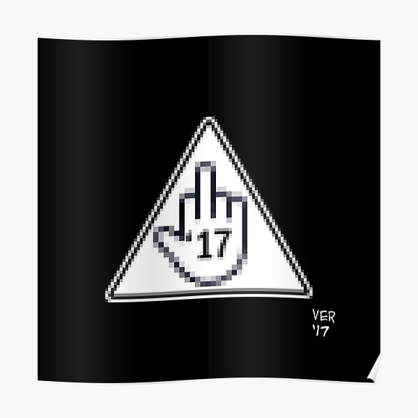 2017 finger black Poster