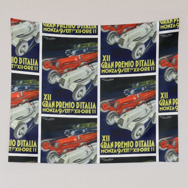 Item preview, 1934 Italian Grand Prix Automobile Race Poster designed and sold by retrographics.