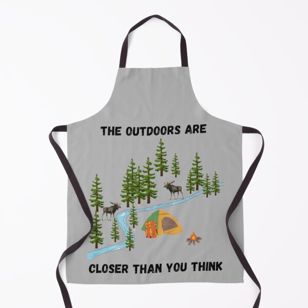 Item preview, The outdoors are closer than you think, moose at the river designed and sold by TouchofAlaska.