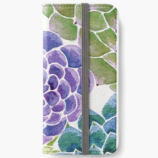 Watercolor Succulents iPhone Wallet